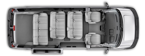11-12 passenger van